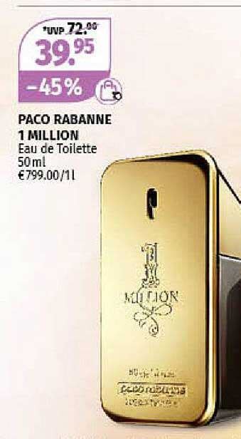 paco rabanne one million müller